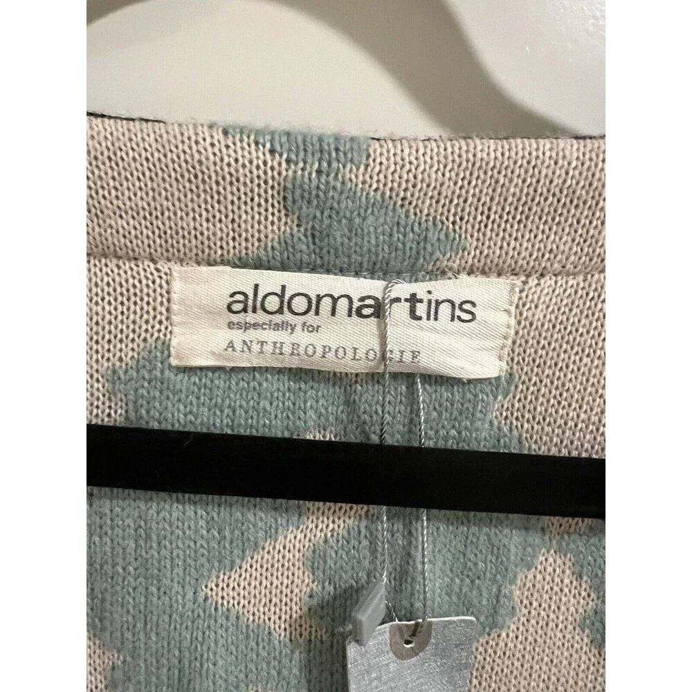 Aldomartins for Anthropologie - Patterned Women's Cardigan - Size Large - Picture 7 of 12